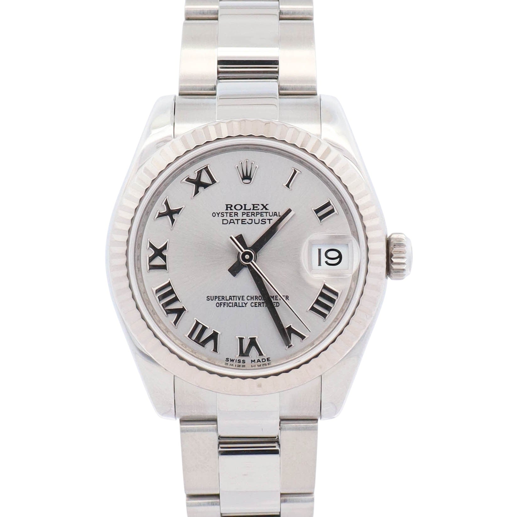 Rolex Datejust Stainless Steel 31mm Silver Dial Watch Ref# 178274 - Happy Jewelers Fine Jewelry Lifetime Warranty