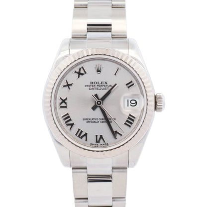 Rolex Datejust Stainless Steel 31mm Silver Dial Watch Ref# 178274 - Happy Jewelers Fine Jewelry Lifetime Warranty