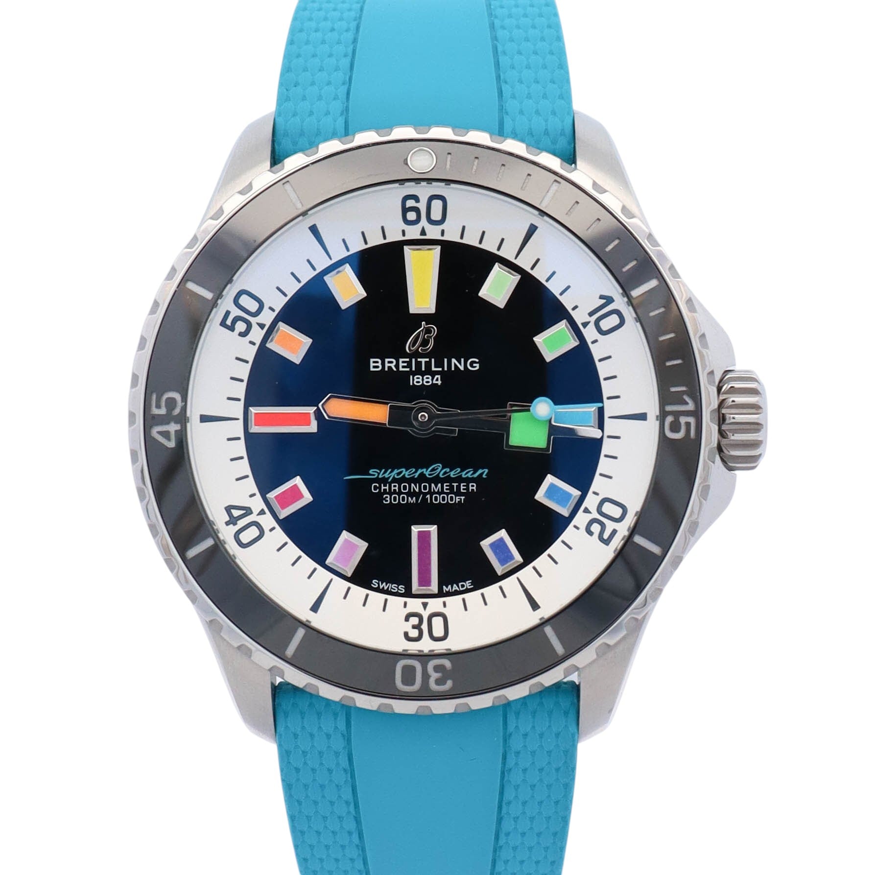 Breitling Superocean 42mm Black Dial Watch Ref# A17375211B2S1 - Happy Jewelers Fine Jewelry Lifetime Warranty