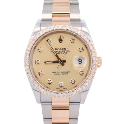 Rolex Datejust 36mm Champagne Dial Watch Ref# 126233 - Happy Jewelers Fine Jewelry Lifetime Warranty
