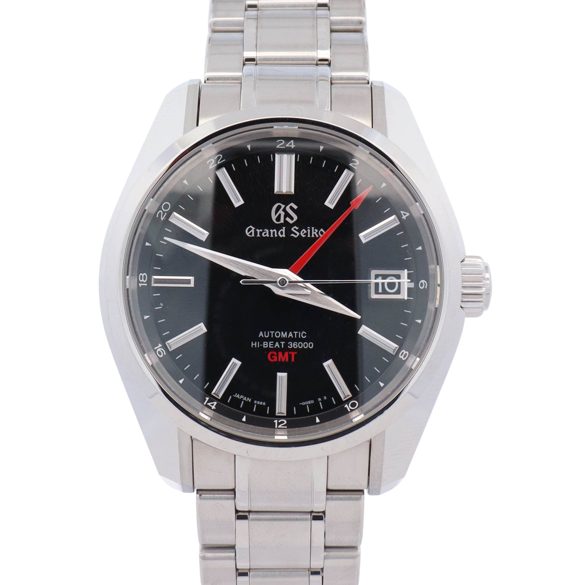 Grand Seiko Heritage Collection Stainless Steel 40mm Black Dial Watch Ref# SBGJ203 - Happy Jewelers Fine Jewelry Lifetime Warranty