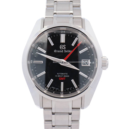 Grand Seiko Heritage Collection Stainless Steel 40mm Black Dial Watch Ref# SBGJ203 - Happy Jewelers Fine Jewelry Lifetime Warranty