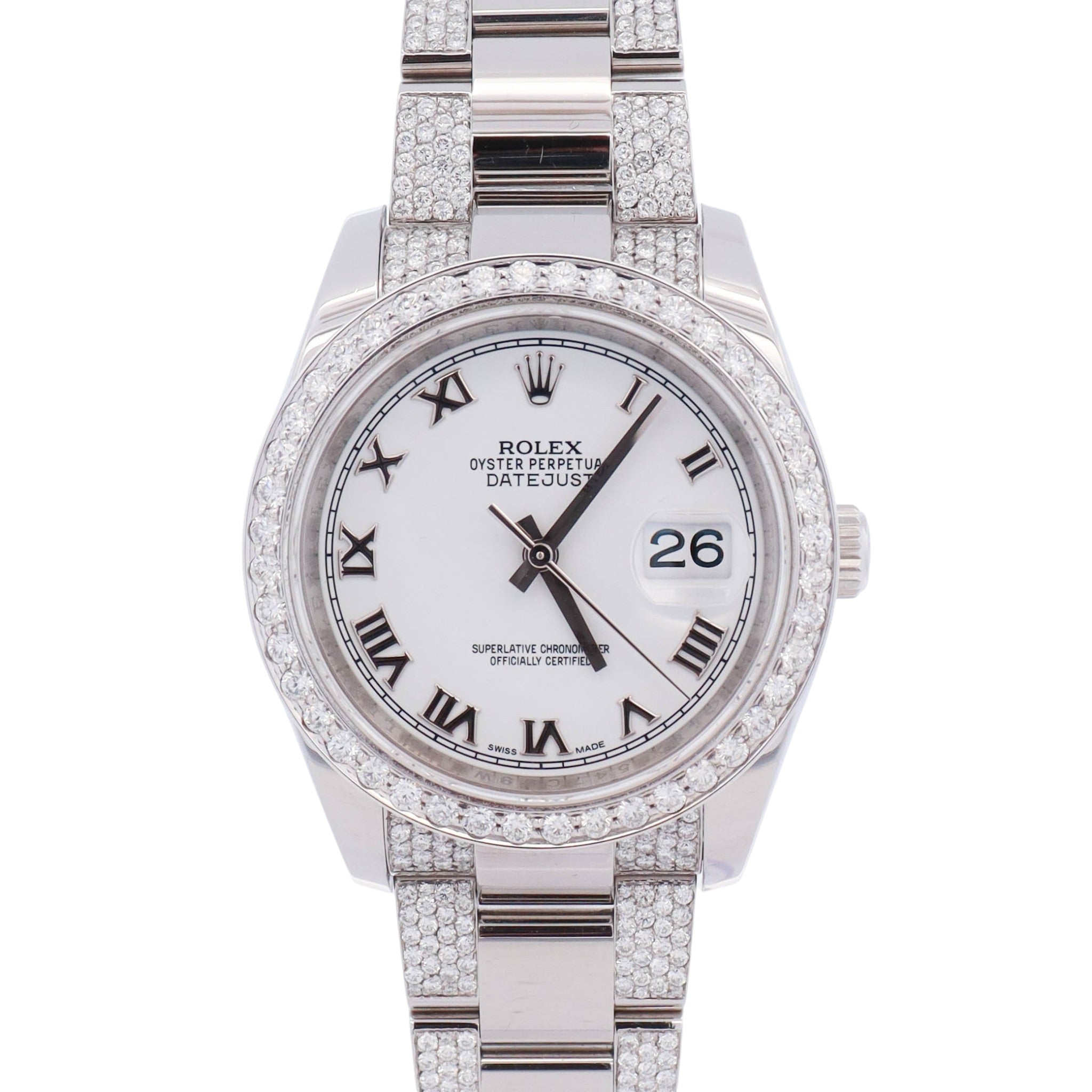 Rolex Datejust 36mm White Dial Watch Ref# 116234 - Happy Jewelers Fine Jewelry Lifetime Warranty