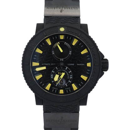 Ulysse Nardin Diver Black Sea 46mm Black Wave Dial Watch Ref# 263-92-3C/924 - Happy Jewelers Fine Jewelry Lifetime Warranty