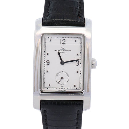 Baume & Mercier Hampton 25mm Stainless Steel White Dial Watch Ref# MV045063 - Happy Jewelers Fine Jewelry Lifetime Warranty