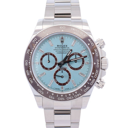 Rolex Daytona 40mm Ice Blue Dial Watch Ref# 126506 - Happy Jewelers Fine Jewelry Lifetime Warranty