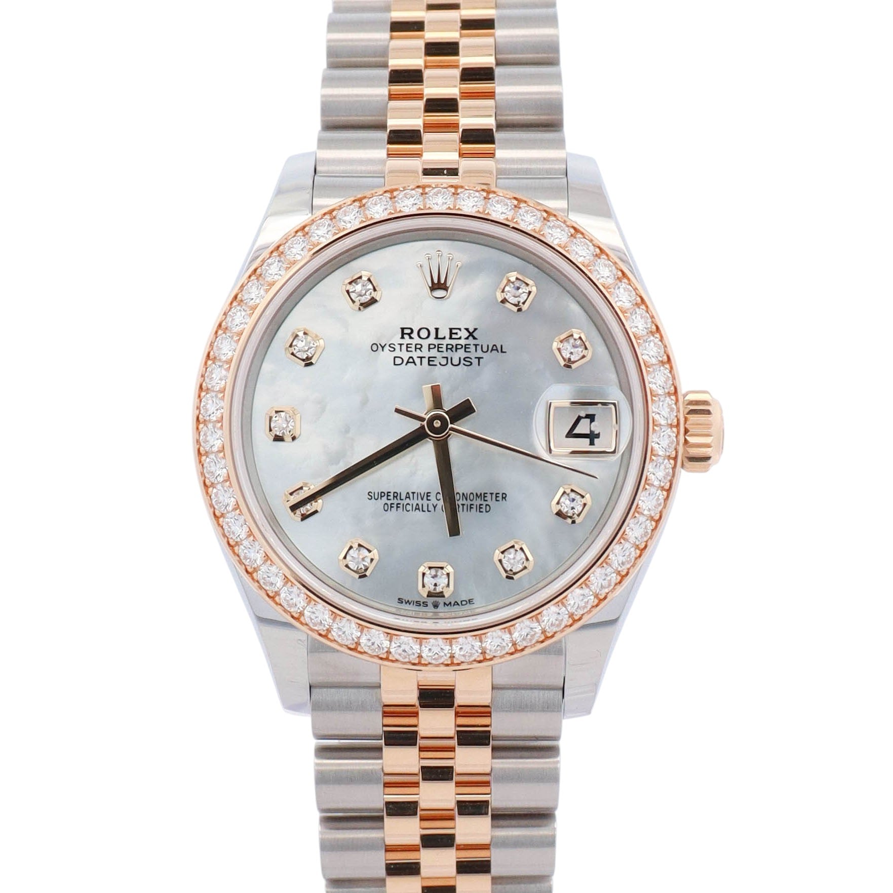 Rolex Datejust 31mm MOP Dial Watch Ref# 278383RBR - Happy Jewelers Fine Jewelry Lifetime Warranty