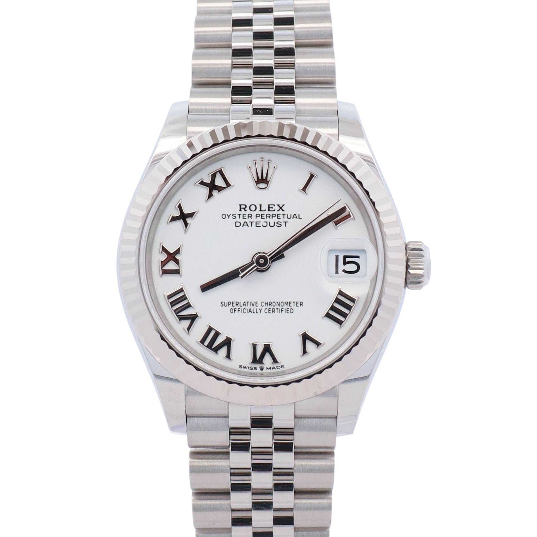 Rolex Datejust 31mm White Dial Watch Ref# 278274 - Happy Jewelers Fine Jewelry Lifetime Warranty