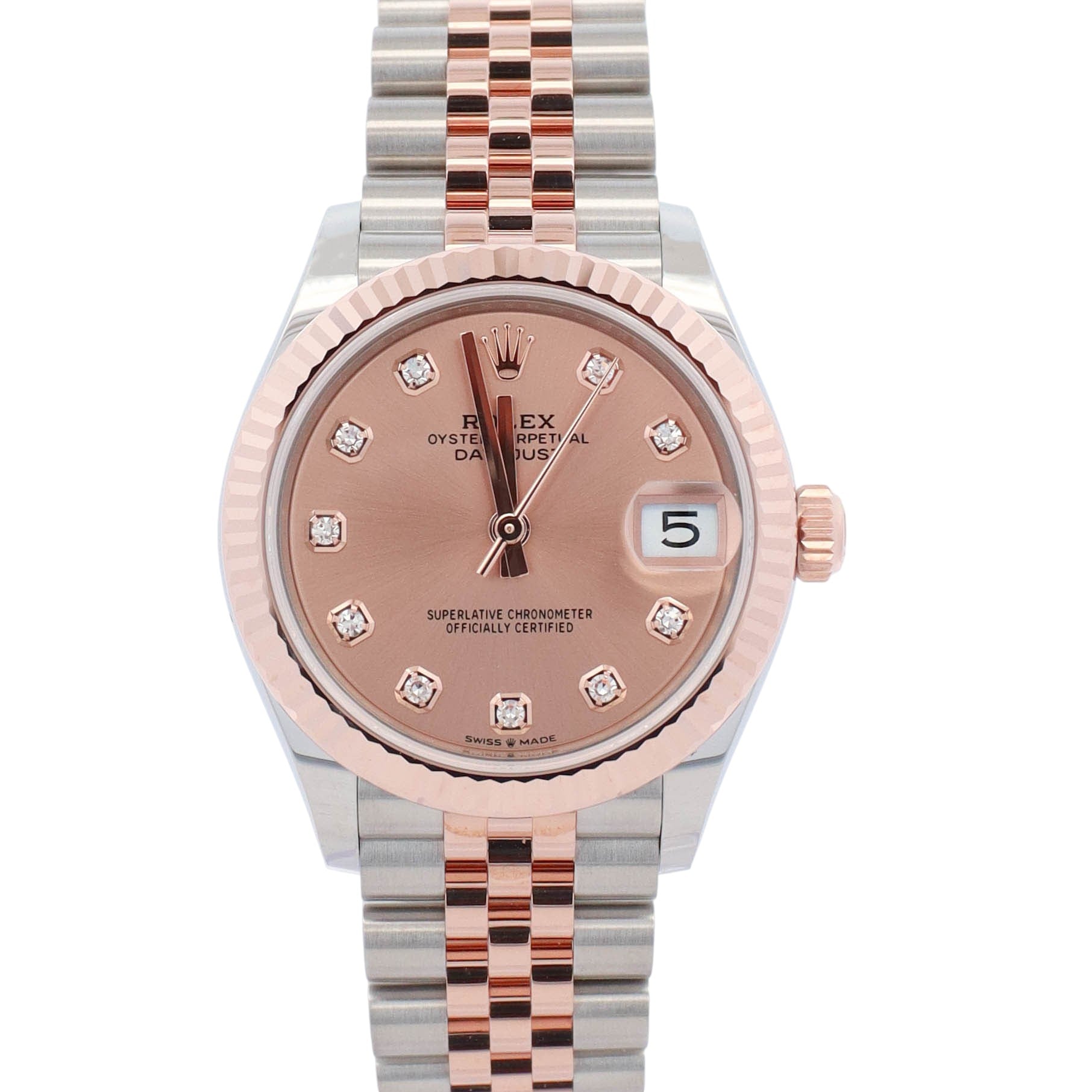 Rolex Datejust 31mm Everose Dial Watch Ref# 278271 - Happy Jewelers Fine Jewelry Lifetime Warranty