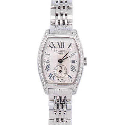 Longines Evidenza Stainless Steel 19.60 X 23.30 mm Roman Dial Watch Ref# L2.175.0.71.6 - Happy Jewelers Fine Jewelry Lifetime Warranty