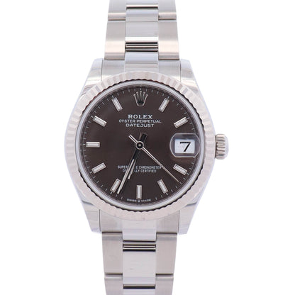 Rolex Datejust 31mm Grey Dial Watch Ref# 278274 - Happy Jewelers Fine Jewelry Lifetime Warranty