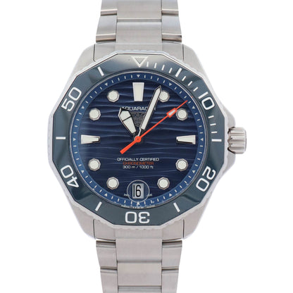 Tag Heuer Aquaracer 42mm Stainless Steel Blue Dial Watch Ref# WBP5111.BA0013 - Happy Jewelers Fine Jewelry Lifetime Warranty