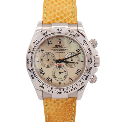 Rolex Daytona 40mm Mother Of Pearl Dial Ref# 116519 - Happy Jewelers Fine Jewelry Lifetime Warranty