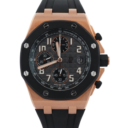 Audemars Piguet Royal Oak Offshore 42mm Anthracite Dial Watch# 26238OK.OO,A002CA.01 - Happy Jewelers Fine Jewelry Lifetime Warranty