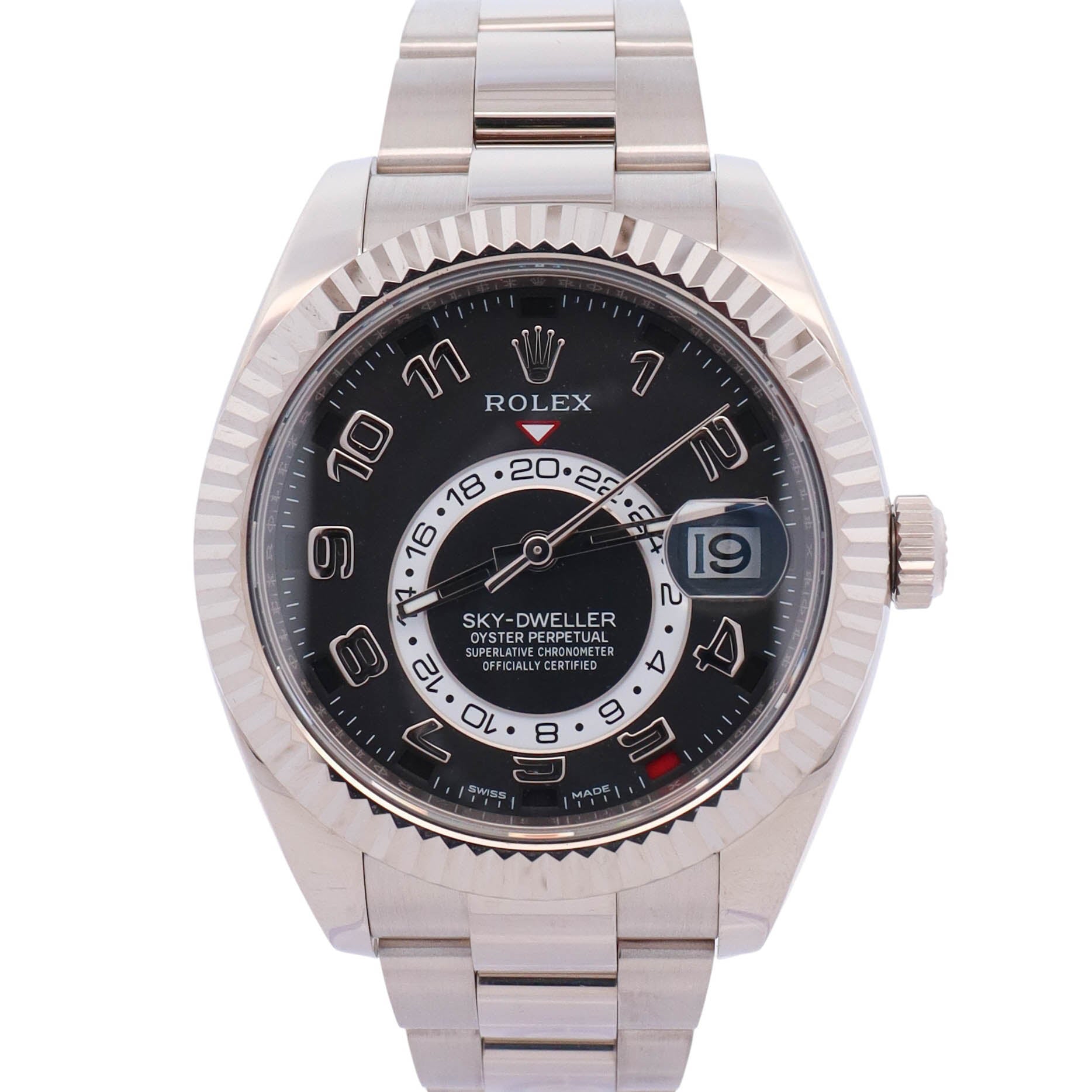 Rolex Sky-Dweller 42mm Black Dial Watch Ref# 326939 - Happy Jewelers Fine Jewelry Lifetime Warranty