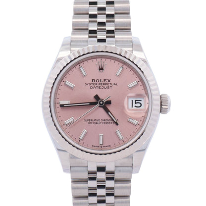 Rolex Datejust 31mm Pink Dial Watch Ref# 278274 - Happy Jewelers Fine Jewelry Lifetime Warranty