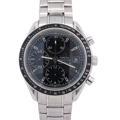 Omega Speedmaster Date 40mm Black Dial Watch Ref# 3210.50.00 - Happy Jewelers Fine Jewelry Lifetime Warranty