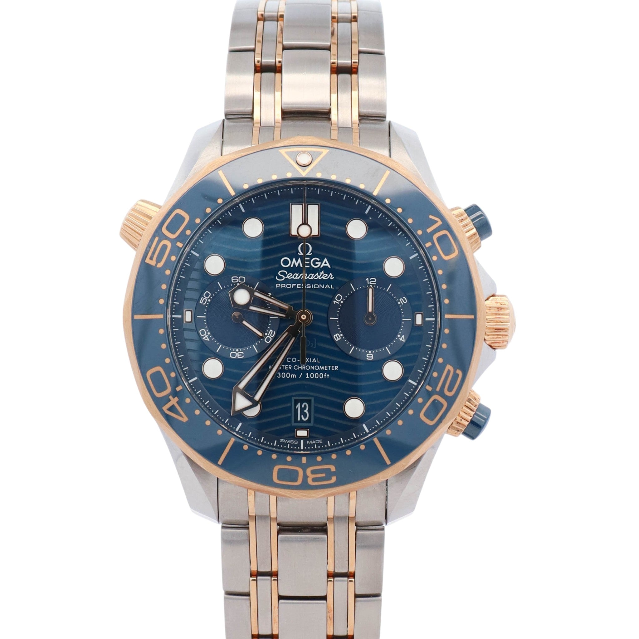 Omega Seamaster 44mm Blue Dial Watch Ref# 210.20.44.51.03.001 - Happy Jewelers Fine Jewelry Lifetime Warranty