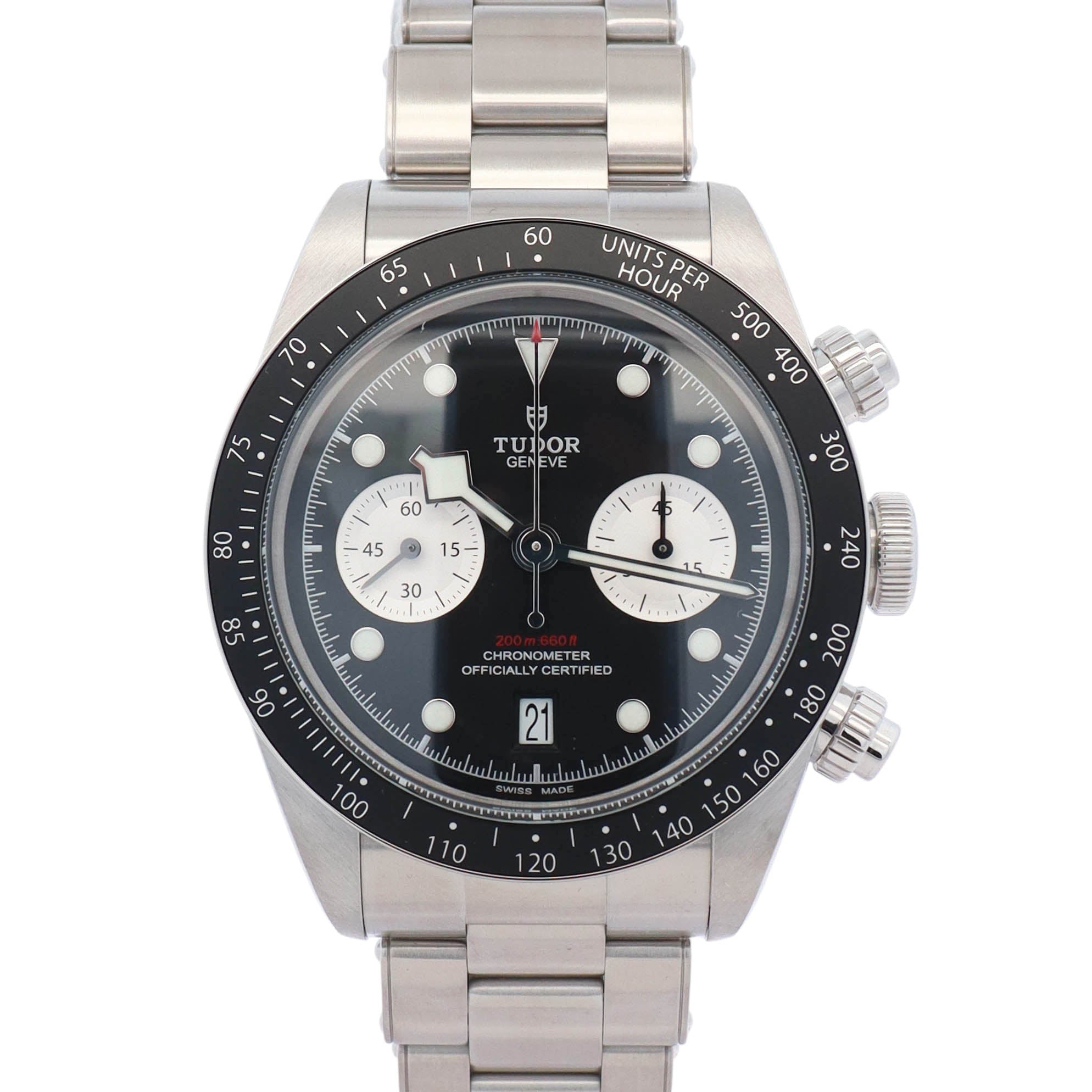 Tudor Black Bay 41mm Black Dial Watch Ref# 79360N - Happy Jewelers Fine Jewelry Lifetime Warranty