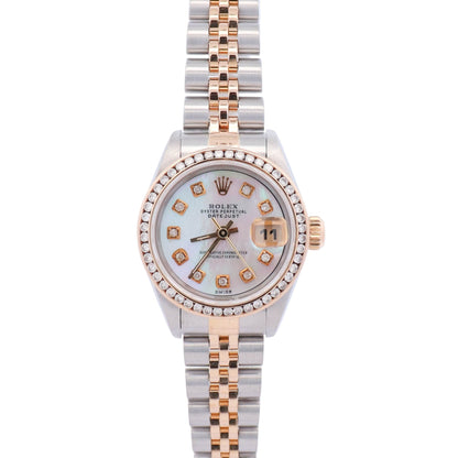 Rolex Datejust 26mm MOP Dial Watch Ref# 69173 - Happy Jewelers Fine Jewelry Lifetime Warranty