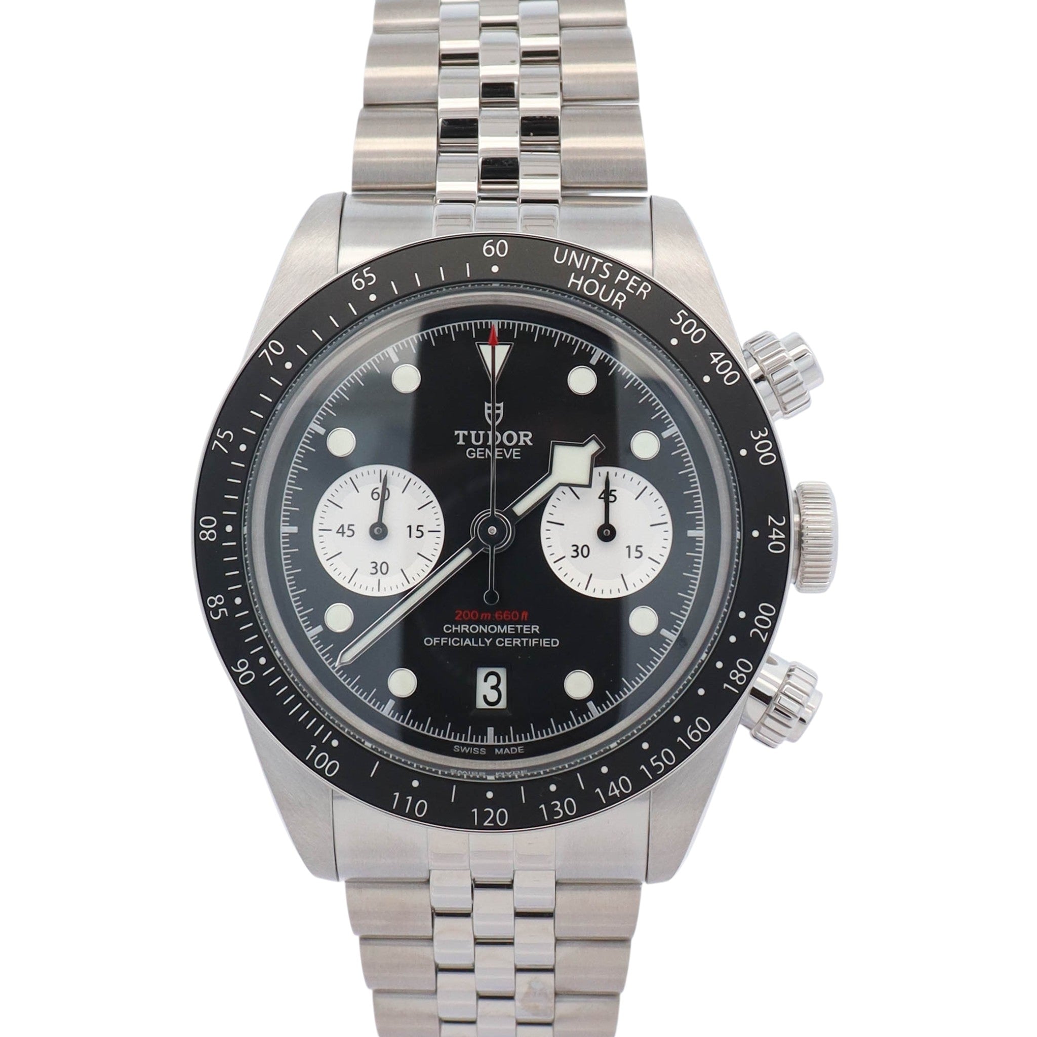 Tudor Black Bay 41mm Black Dial Watch Ref# 79360N - Happy Jewelers Fine Jewelry Lifetime Warranty