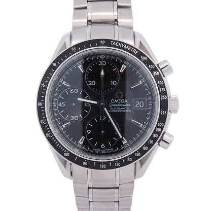 Omega Speedmaster Date 40mm Black Dial Watch Ref# 3210.50.00 - Happy Jewelers Fine Jewelry Lifetime Warranty