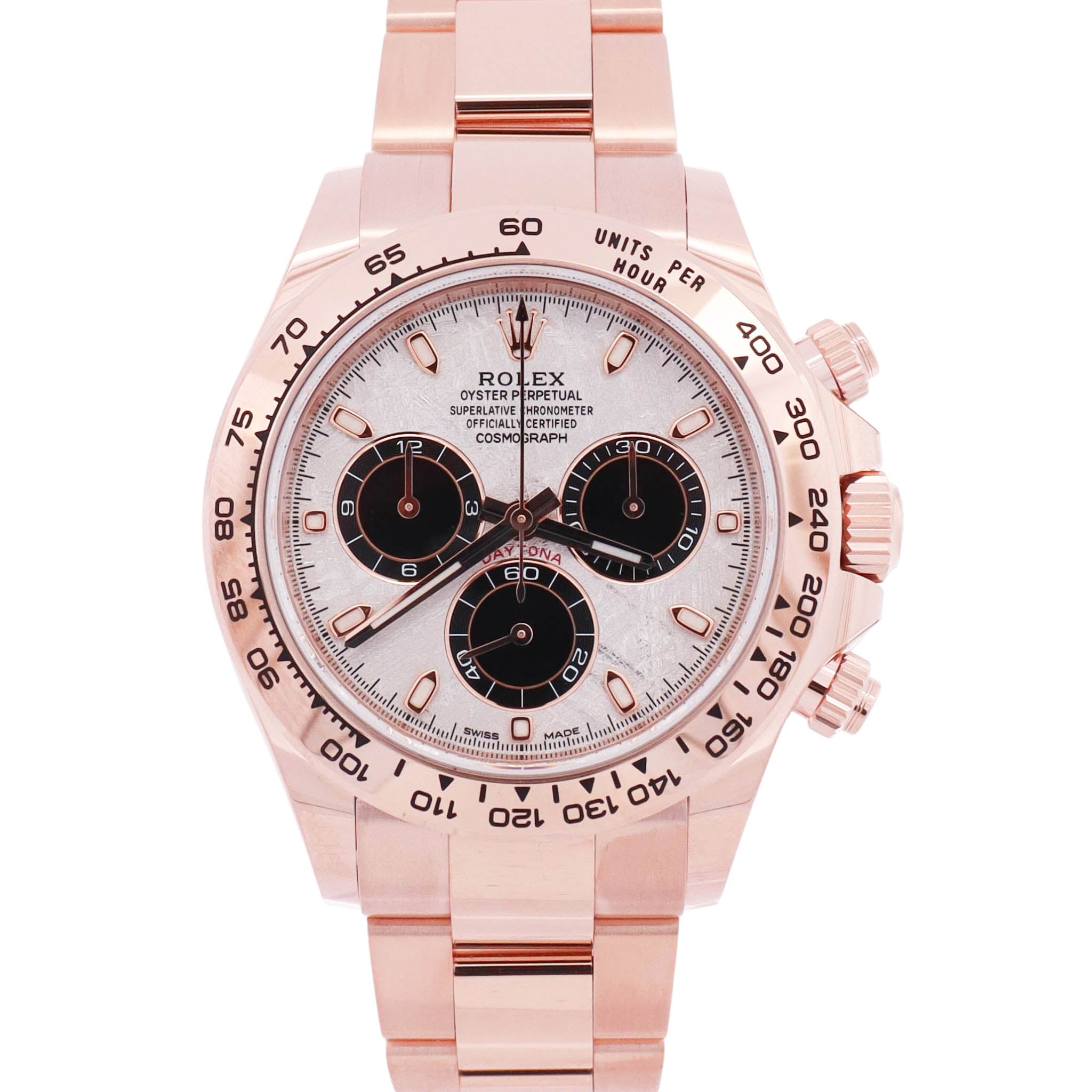 Rolex Daytona 40mm Meteorite Dial Watch Ref# 116505 - Happy Jewelers Fine Jewelry Lifetime Warranty