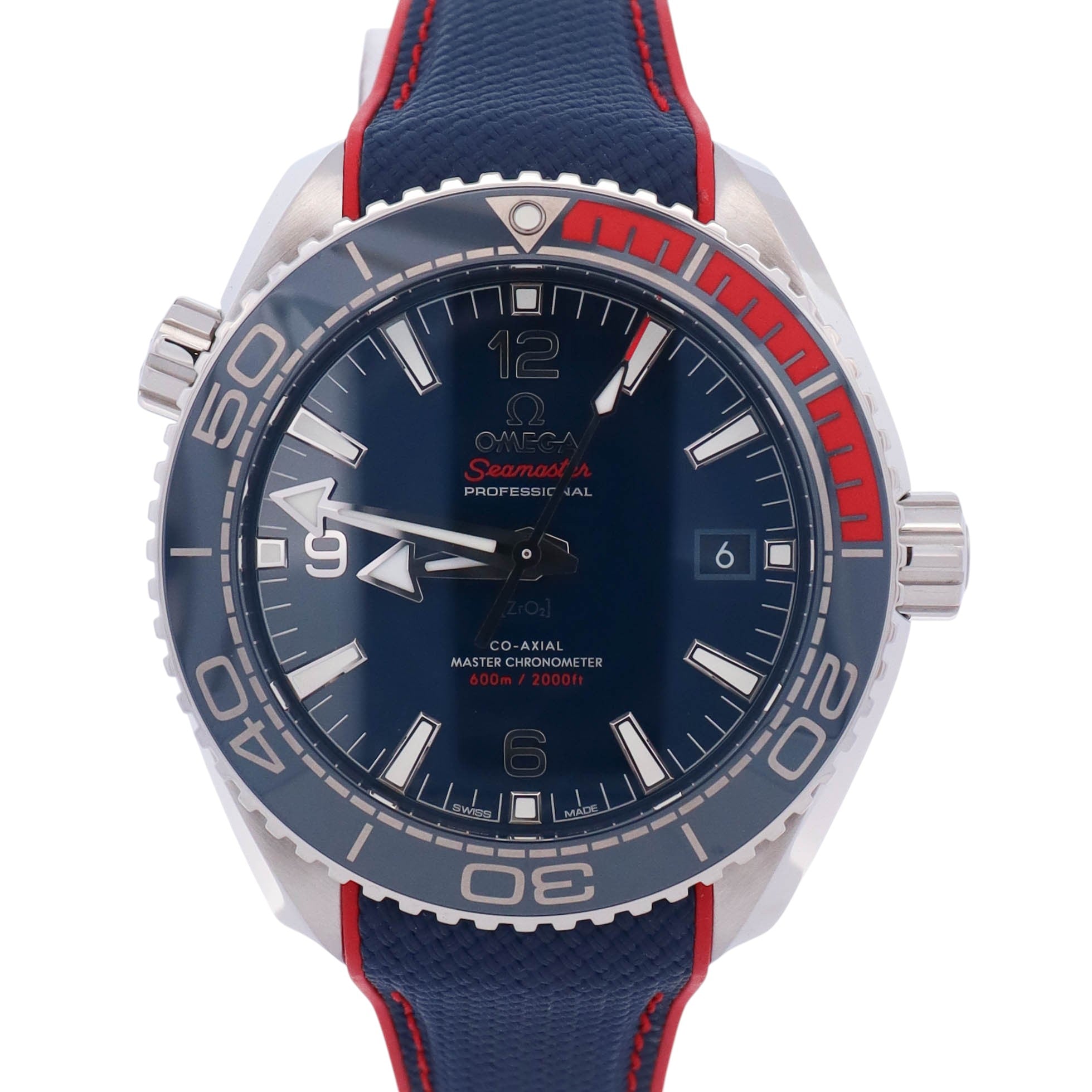 Omega Planet Ocean 43.5mm Blue Dial Watch Ref# 522.32.44.21.03.001 - Happy Jewelers Fine Jewelry Lifetime Warranty