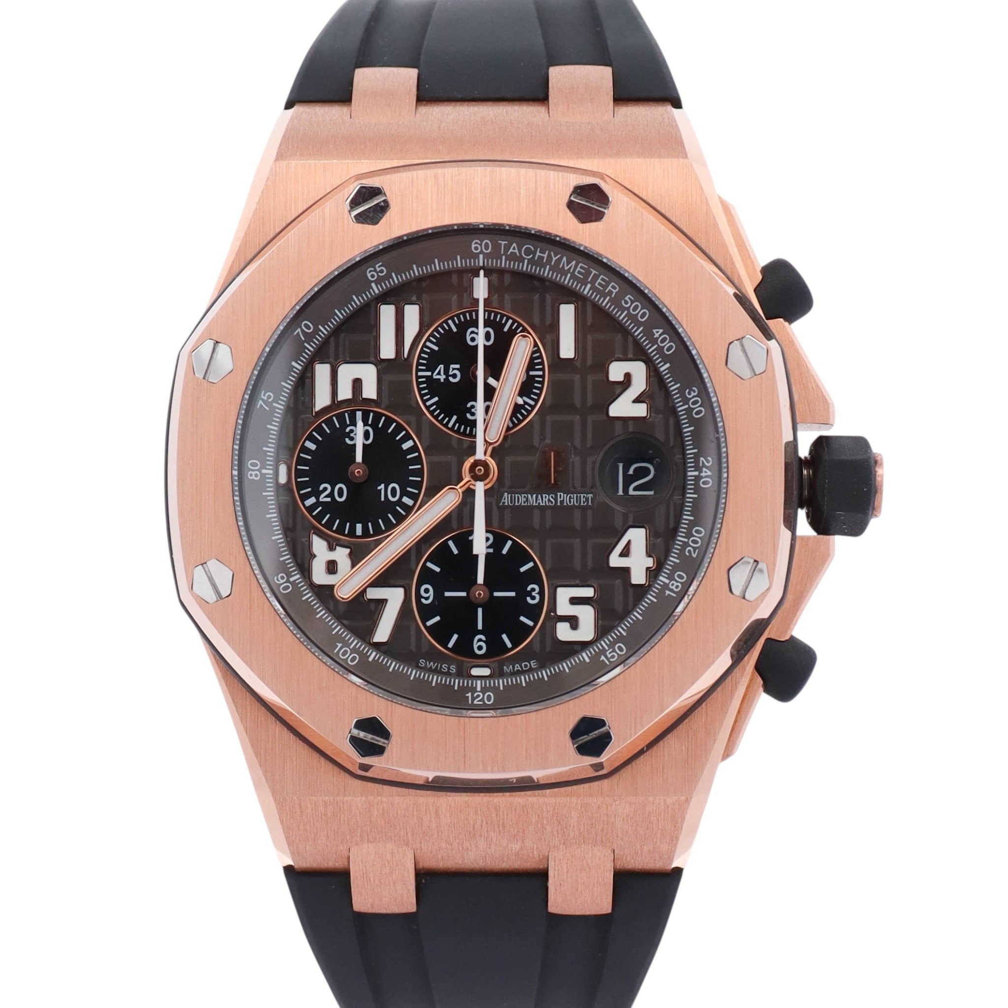 Audemars Piguet Royal Oak Offshore 42mm Grey Dial Watch Ref# 25940OK.OO.D002CA.02 - Happy Jewelers Fine Jewelry Lifetime Warranty