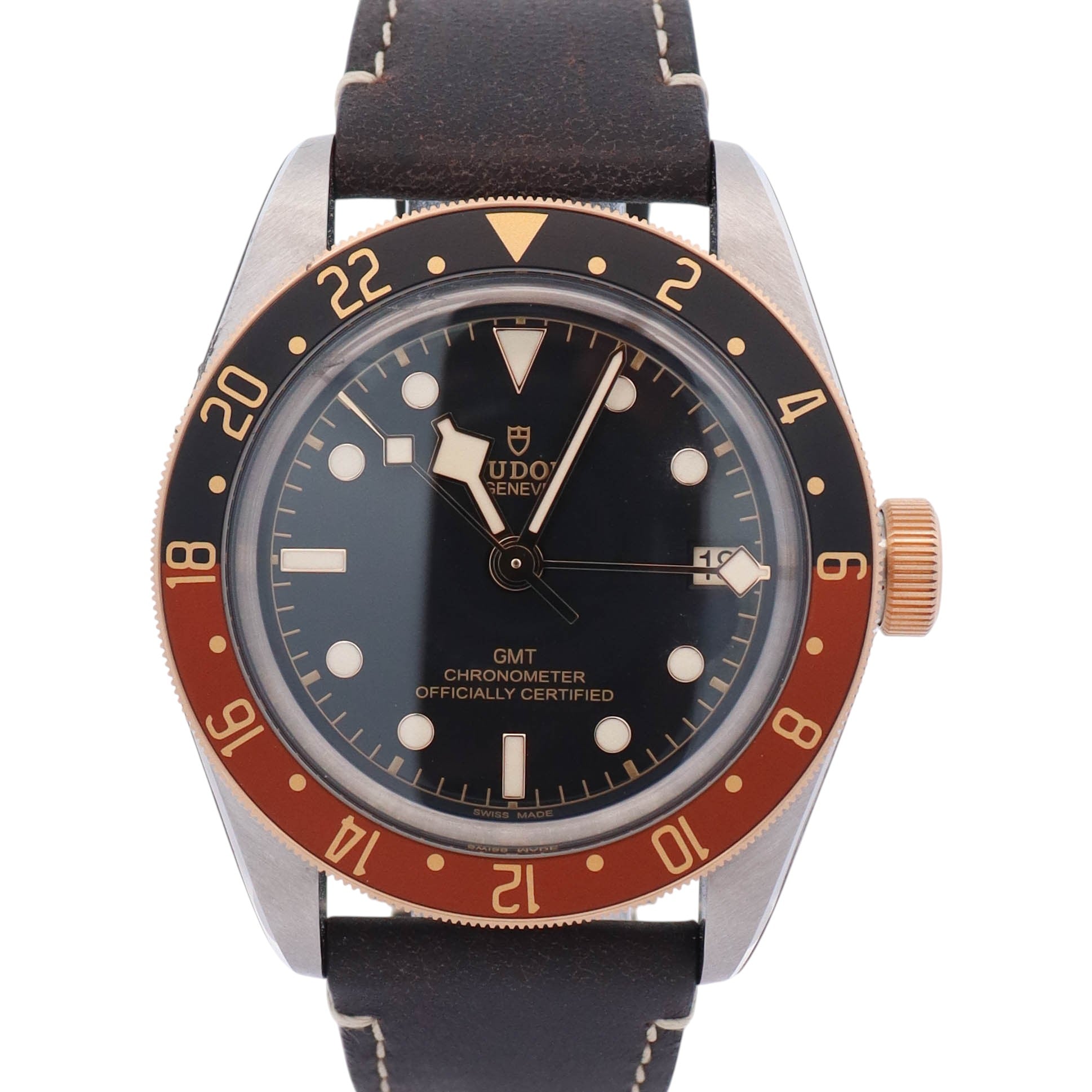 Tudor Black Bay GMT 41mm Black Dial Watch Ref# 79833MN - Happy Jewelers Fine Jewelry Lifetime Warranty