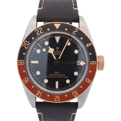 Tudor Black Bay GMT 41mm Black Dial Watch Ref# 79833MN - Happy Jewelers Fine Jewelry Lifetime Warranty