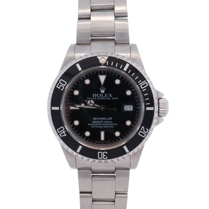 Rolex Sea-Dweller 40mm Black Dial Watch Ref# 16600 - Happy Jewelers Fine Jewelry Lifetime Warranty