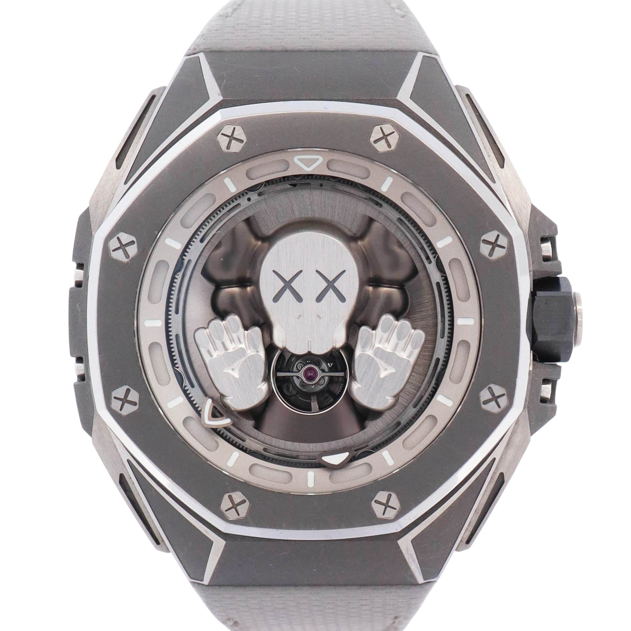 Audemars Piguet Concept 43mm Skeleton KAWS Dial Watch Ref# 26656TI.GG.D019VE.01 - Happy Jewelers Fine Jewelry Lifetime Warranty