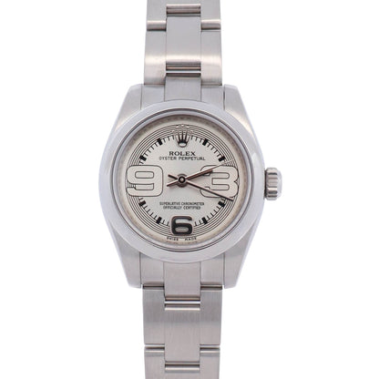 Rolex Oyster Perpetual 26mm Silver Dial Watch Ref# 176200 - Happy Jewelers Fine Jewelry Lifetime Warranty