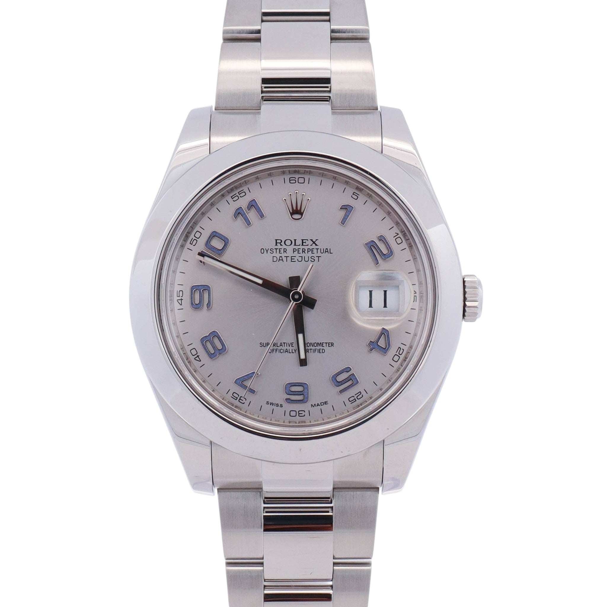 Rolex Datejust 41mm Silver  Dial Watch Ref# 116300 - Happy Jewelers Fine Jewelry Lifetime Warranty