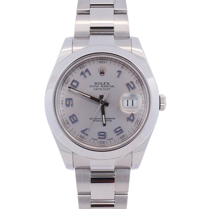 Rolex Datejust 41mm Silver  Dial Watch Ref# 116300 - Happy Jewelers Fine Jewelry Lifetime Warranty