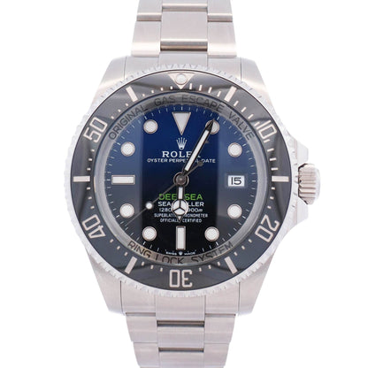 Rolex Sea-Dweller 44mm Black/Blue Dial Watch Ref# 136660 - Happy Jewelers Fine Jewelry Lifetime Warranty