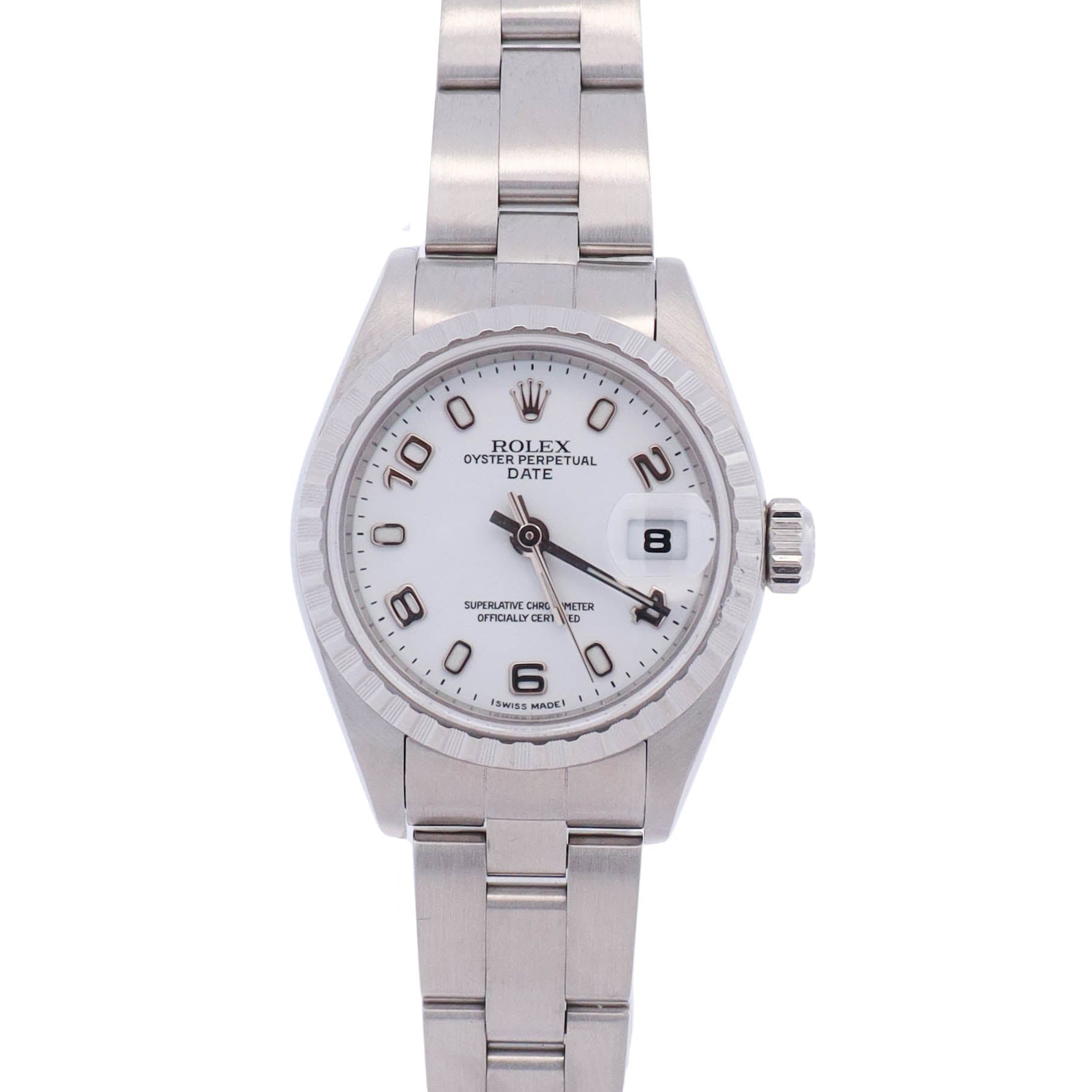 Rolex Datejust 26mm White Dial Watch Ref# 79240 - Happy Jewelers Fine Jewelry Lifetime Warranty