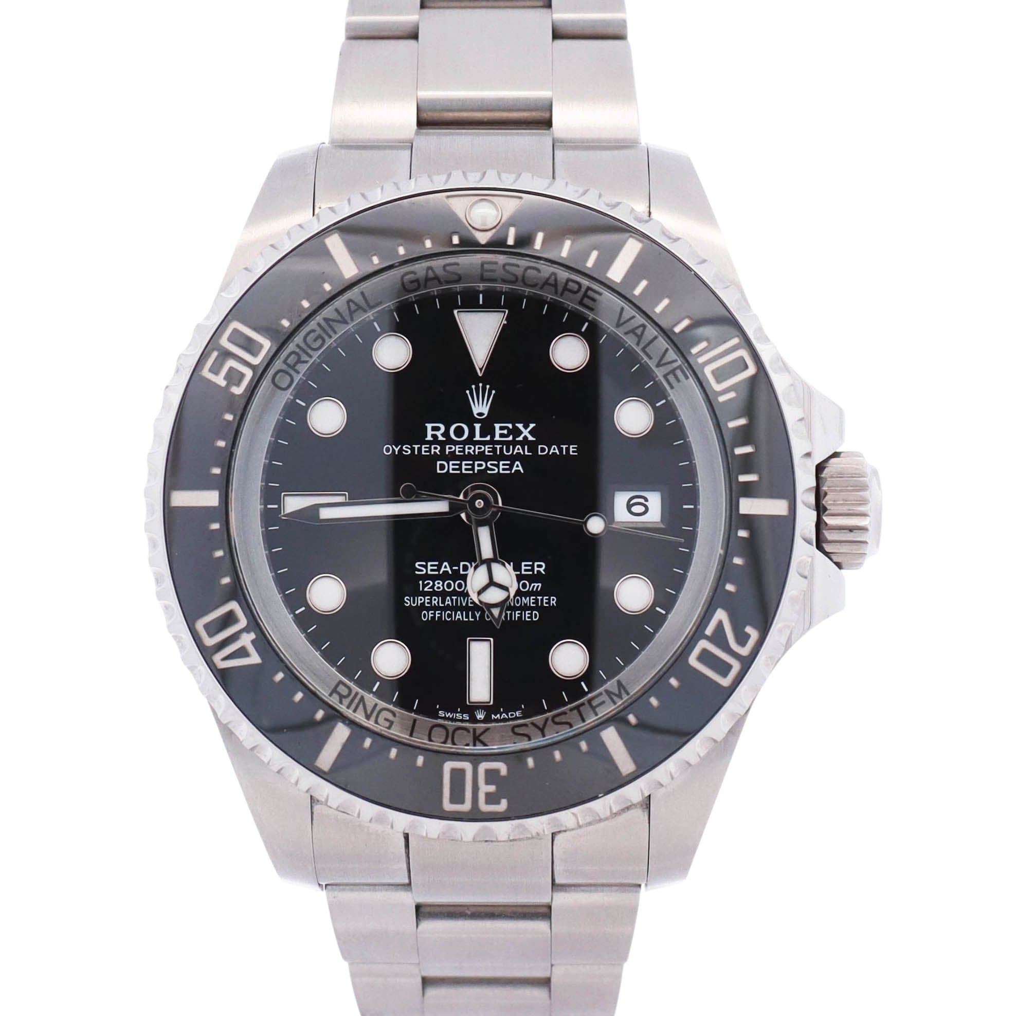 Rolex Sea-Dweller 44mm Black Dial Watch Ref# 136660 - Happy Jewelers Fine Jewelry Lifetime Warranty