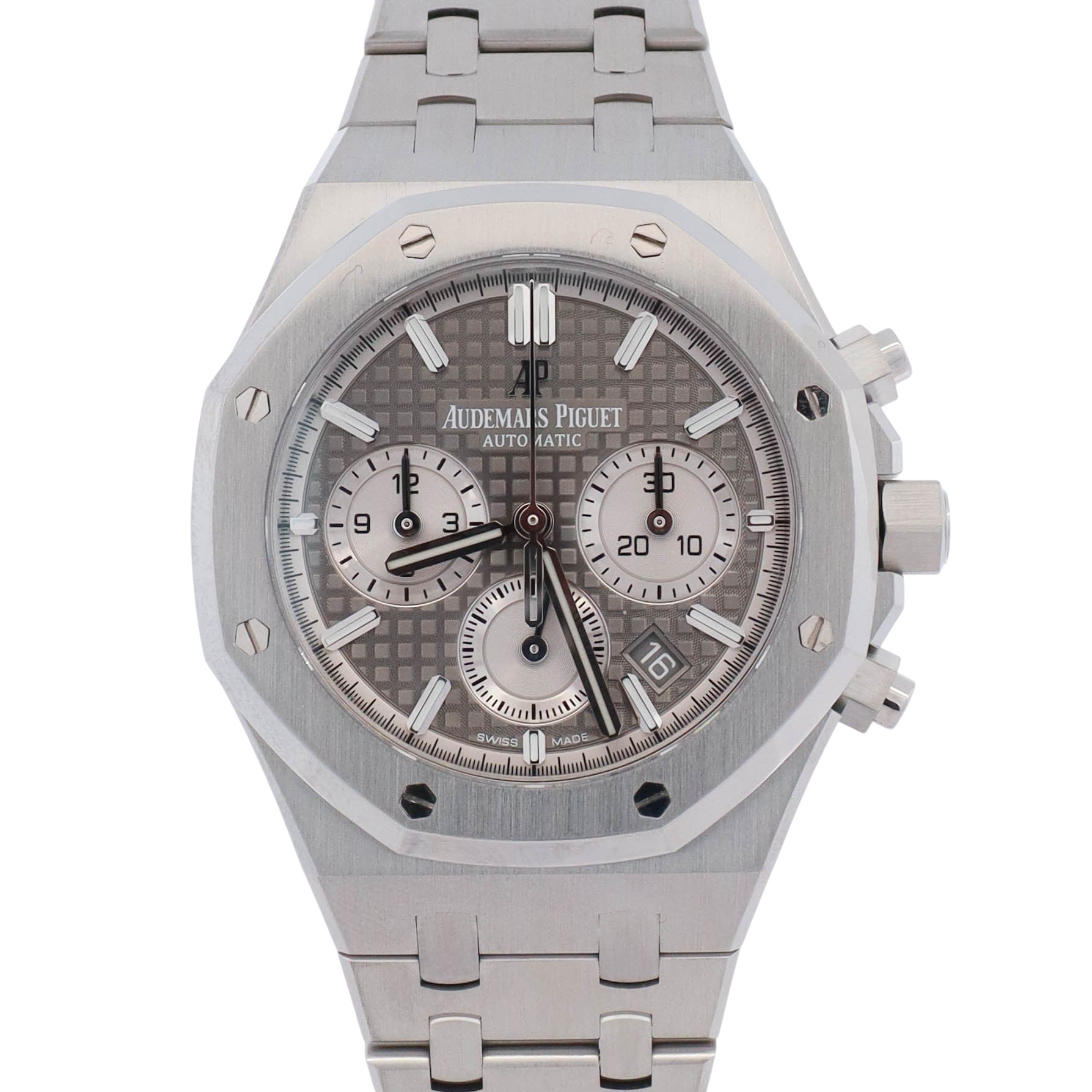 Audemars Piguet Royal Oak 38mm Grey Dial Watch Ref# 26315ST.OO.1256ST.02 - Happy Jewelers Fine Jewelry Lifetime Warranty
