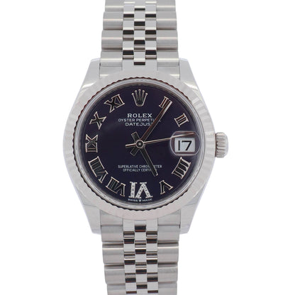 Rolex Datejust 31mm Purple Dial Watch Ref# 278274 - Happy Jewelers Fine Jewelry Lifetime Warranty