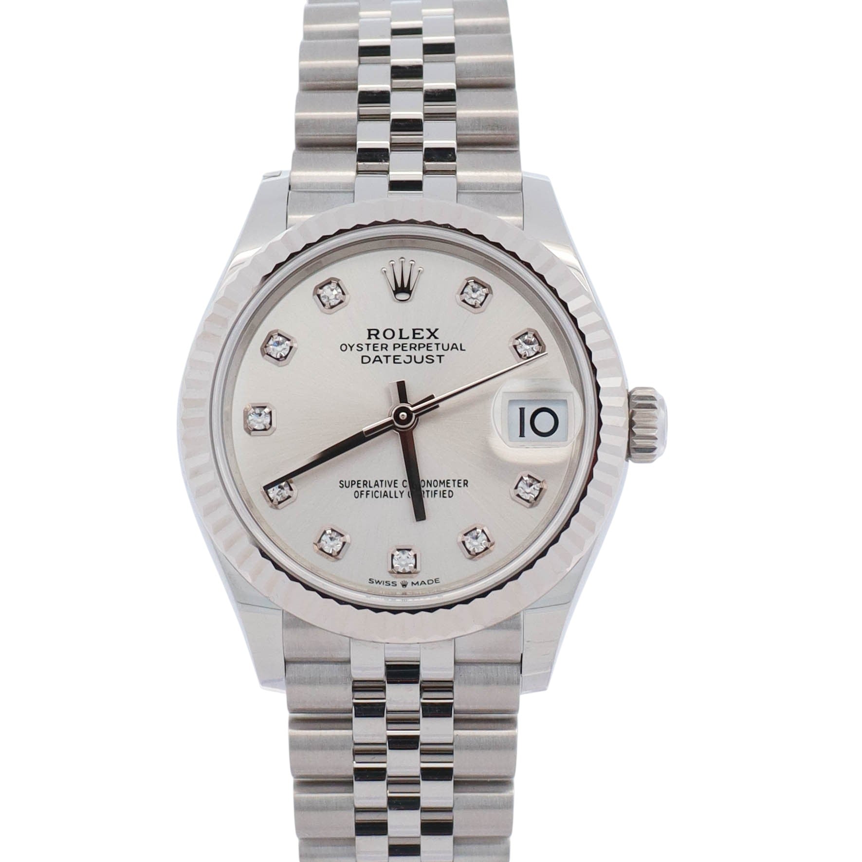 Rolex Datejust 31mm Silver Dial Watch Ref # 278274 - Happy Jewelers Fine Jewelry Lifetime Warranty