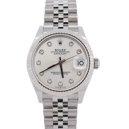 Rolex Datejust 31mm Silver Dial Watch Ref # 278274 - Happy Jewelers Fine Jewelry Lifetime Warranty