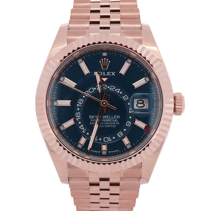 Rolex Sky-Dweller 42mm Blue Dial Watch Ref # 336935 - Happy Jewelers Fine Jewelry Lifetime Warranty