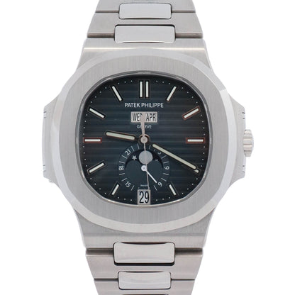 Patek Philippe Nautilus 40mm Blue Dial Watch Ref # 5726/1A-014 - Happy Jewelers Fine Jewelry Lifetime Warranty