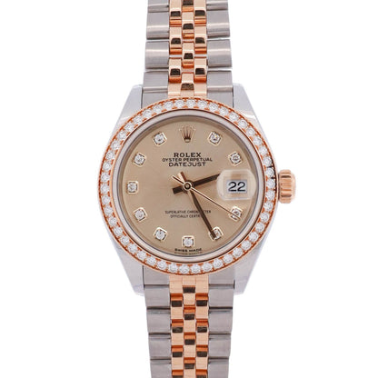 Rolex Datejust 31mm Champagne Dial Watch Ref # 279383RBR - Happy Jewelers Fine Jewelry Lifetime Warranty