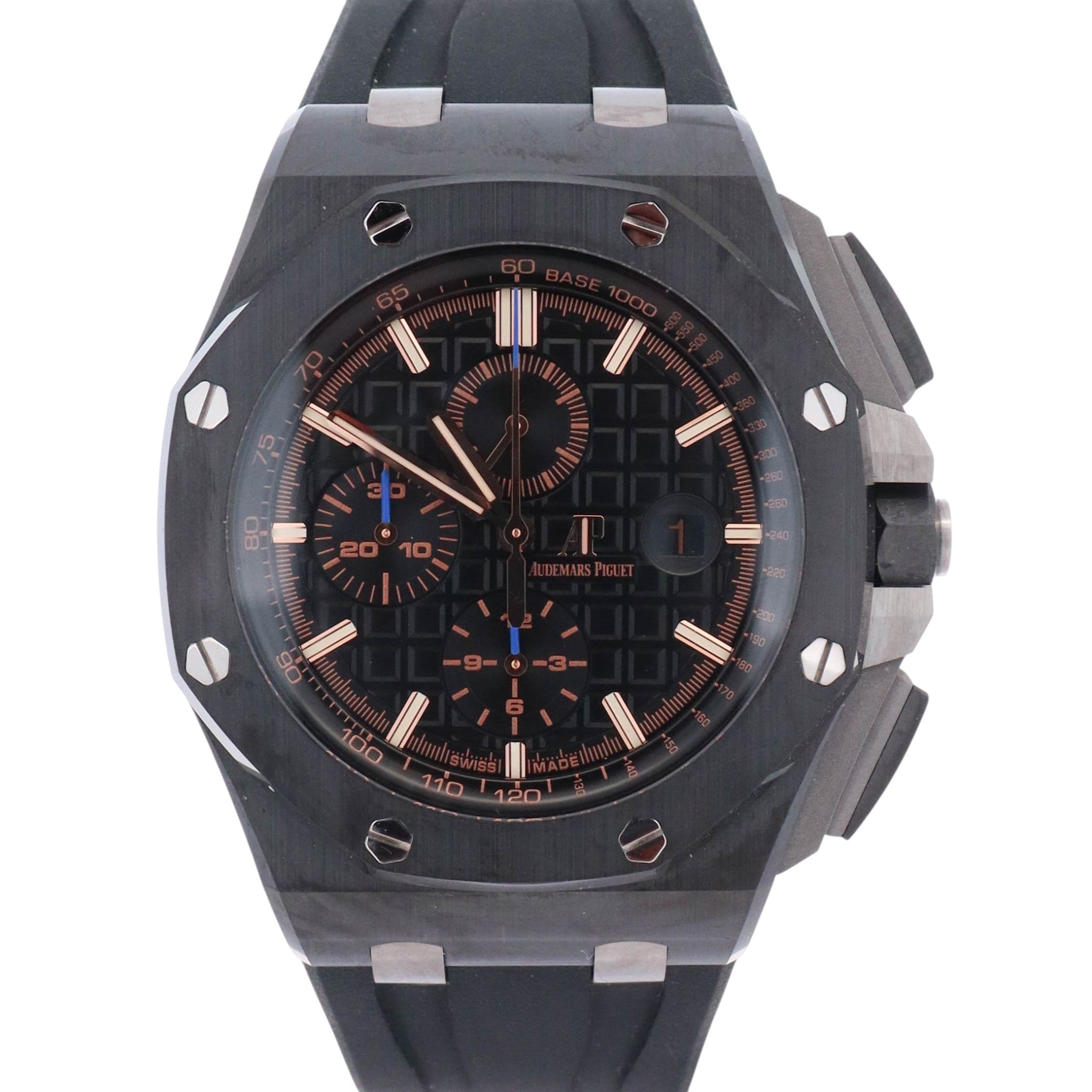 Audemars Piguet Royal Oak Offshore 44mm Black Dial Watch Ref# 26405CE.OO.A002CA.02