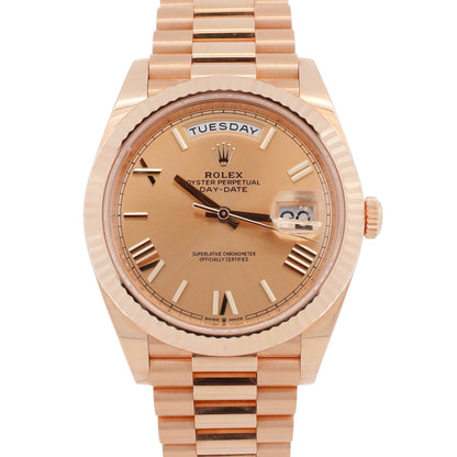 Rolex Day-Date 40mm Champagne Dial Watch Ref# 228238