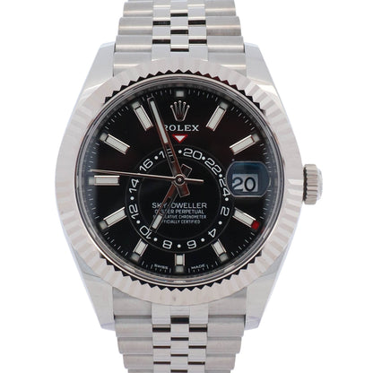 Rolex Sky-Dweller 42 mm Black Dial Watch Ref# 326934 - Happy Jewelers Fine Jewelry Lifetime Warranty