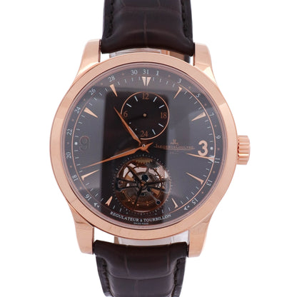 Jaeger-LeCoultre Master Grand Tourbillon 43mm Brown Dial Watch Ref# Q1662450